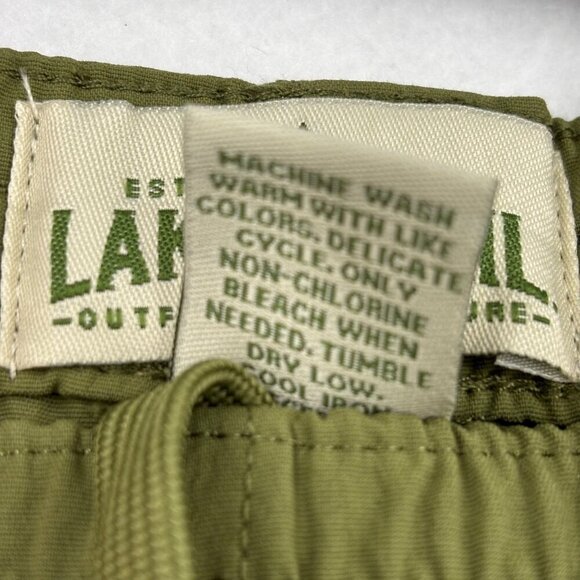Lake & Trail Pull On Shorts Size 3XL Olive Green UPF 50 Fast Dri Stretch Nylon - Picture 13 of 13
